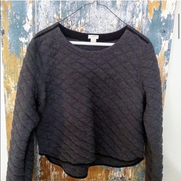 J. Crew quilted sweatshirt - Picture 2 of 3
